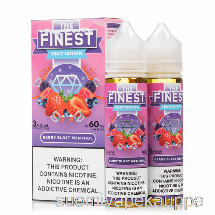 Vape Nesteet Berry Blast Mentoli - Hienoin Hedelmäpainos - 120ml 3mg
